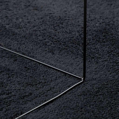 Rug OVIEDO Short Pile Black 240x340 cm