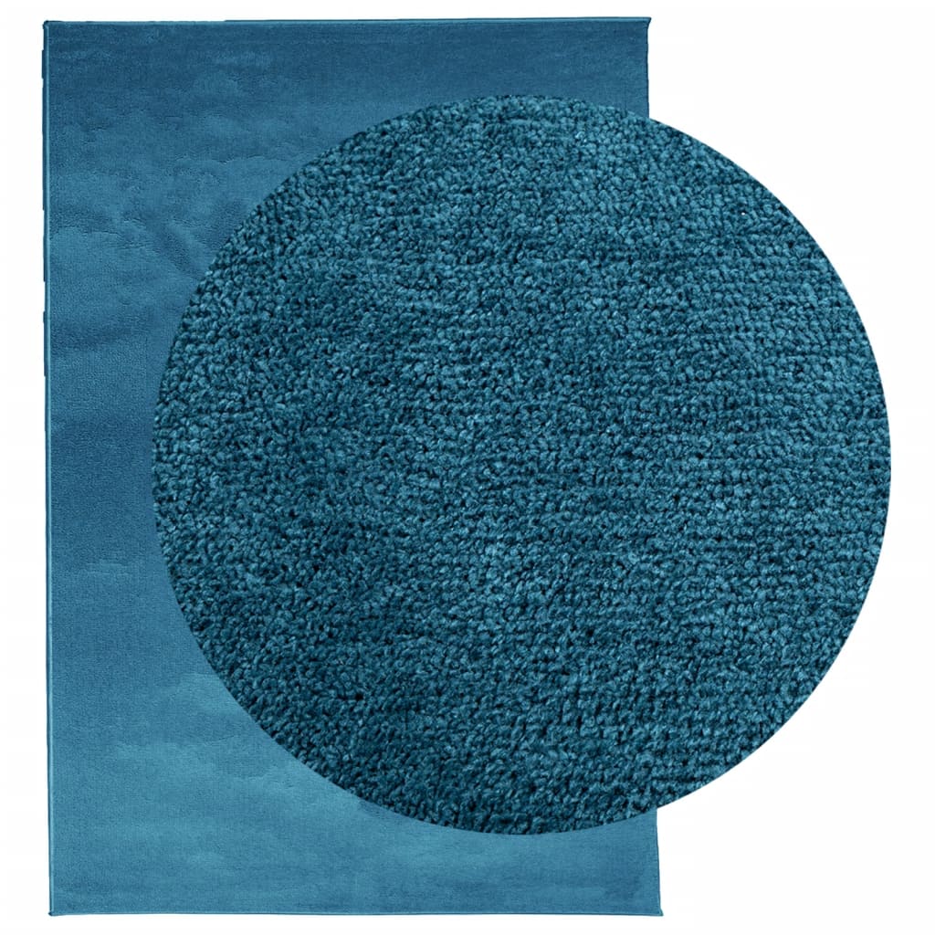 Rug OVIEDO Short Pile Turquoise 200x280 cm