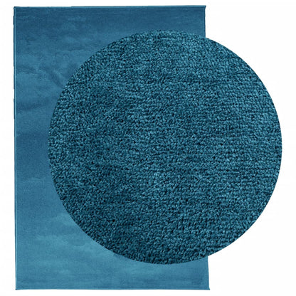 Rug OVIEDO Short Pile Turquoise 200x280 cm