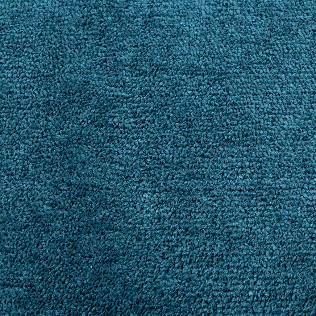 Rug OVIEDO Short Pile Turquoise 240x240 cm