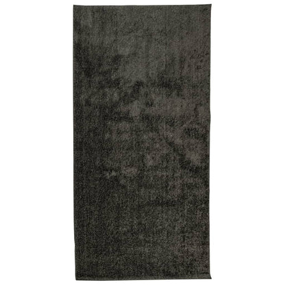 Rug ISTAN High Pile Shiny Look Anthracite 100x200 cm