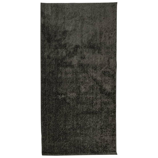 Rug ISTAN High Pile Shiny Look Anthracite 100x200 cm