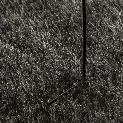 Rug ISTAN High Pile Shiny Look Anthracite 120x170 cm