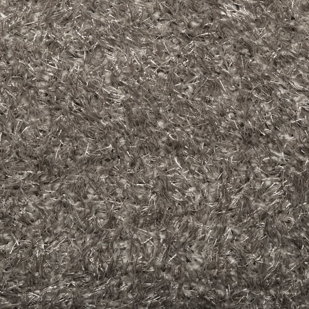 Rug ISTAN High Pile Shiny Look Grey 160x230 cm