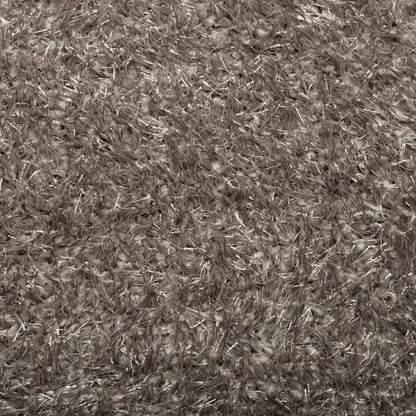 Rug ISTAN High Pile Shiny Look Grey 160x230 cm