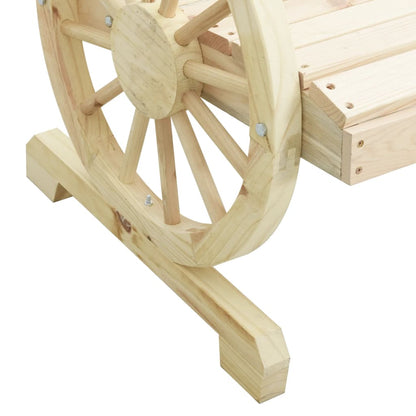 Garden Adirondack Chair | Set of 4 | Natural Wood | Solid fir wood