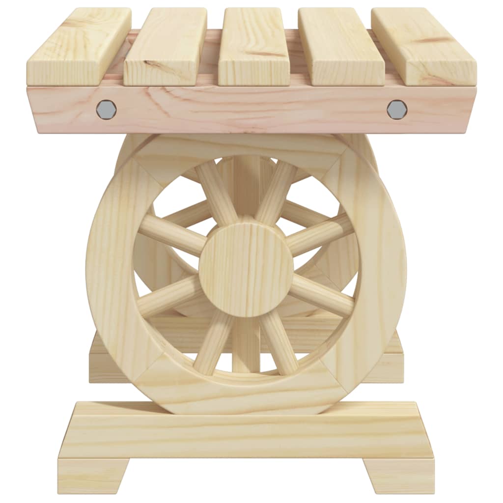 Garden Footstools 2 pcs Solid Wood Fir