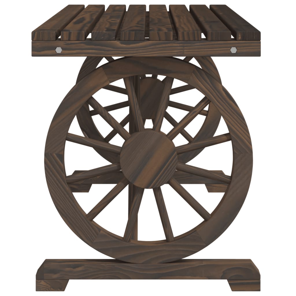 Garden Dining Set | Burnt Wood | Solid Fir Wood | Medium | Durable