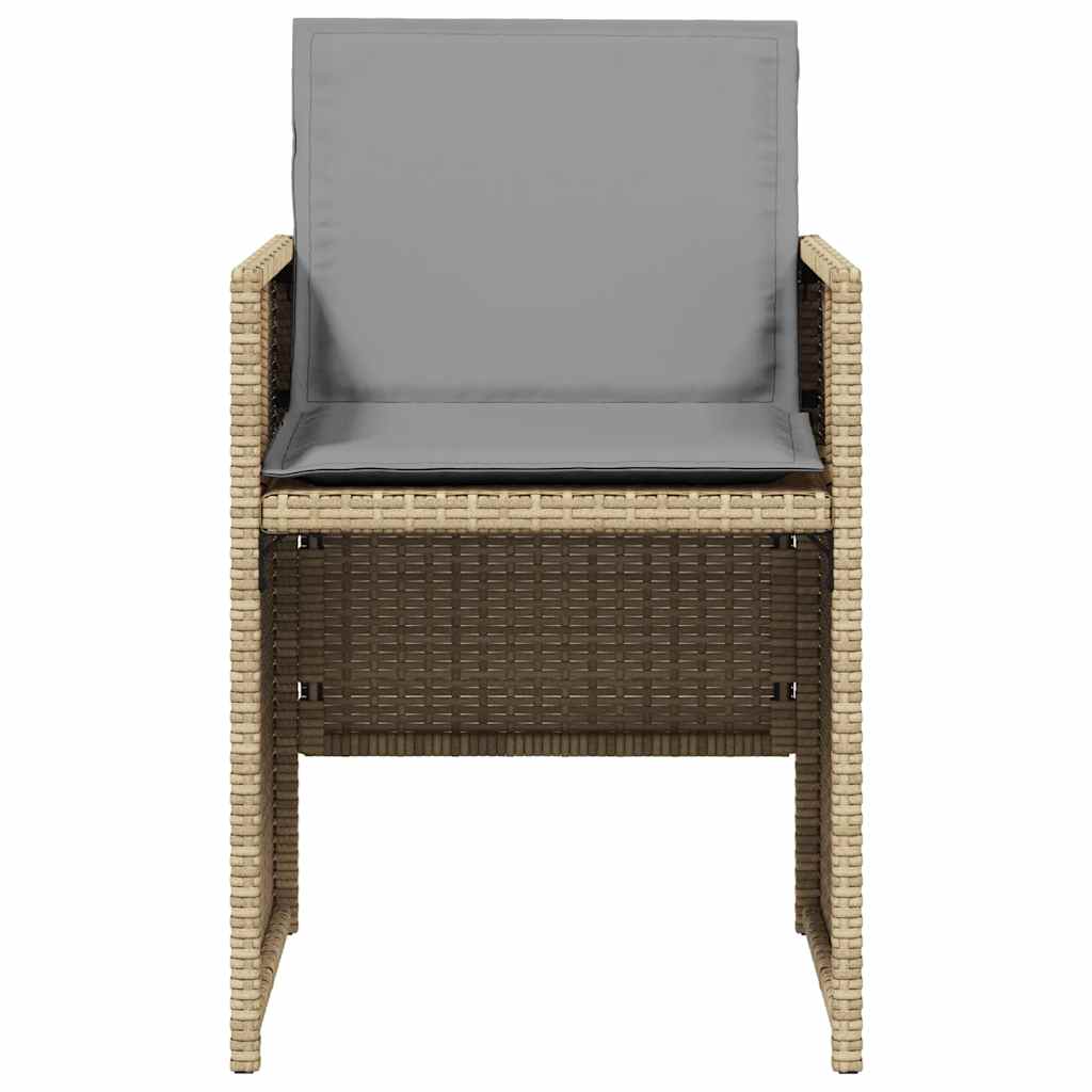 Garden Chair | Set of 4 | Mix Beige, Light Grey