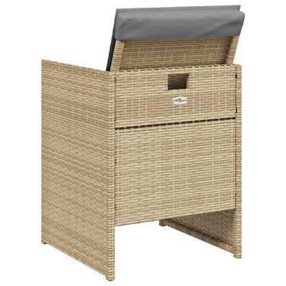Garden Chair | Set of 4 | Mix Beige, Light Grey