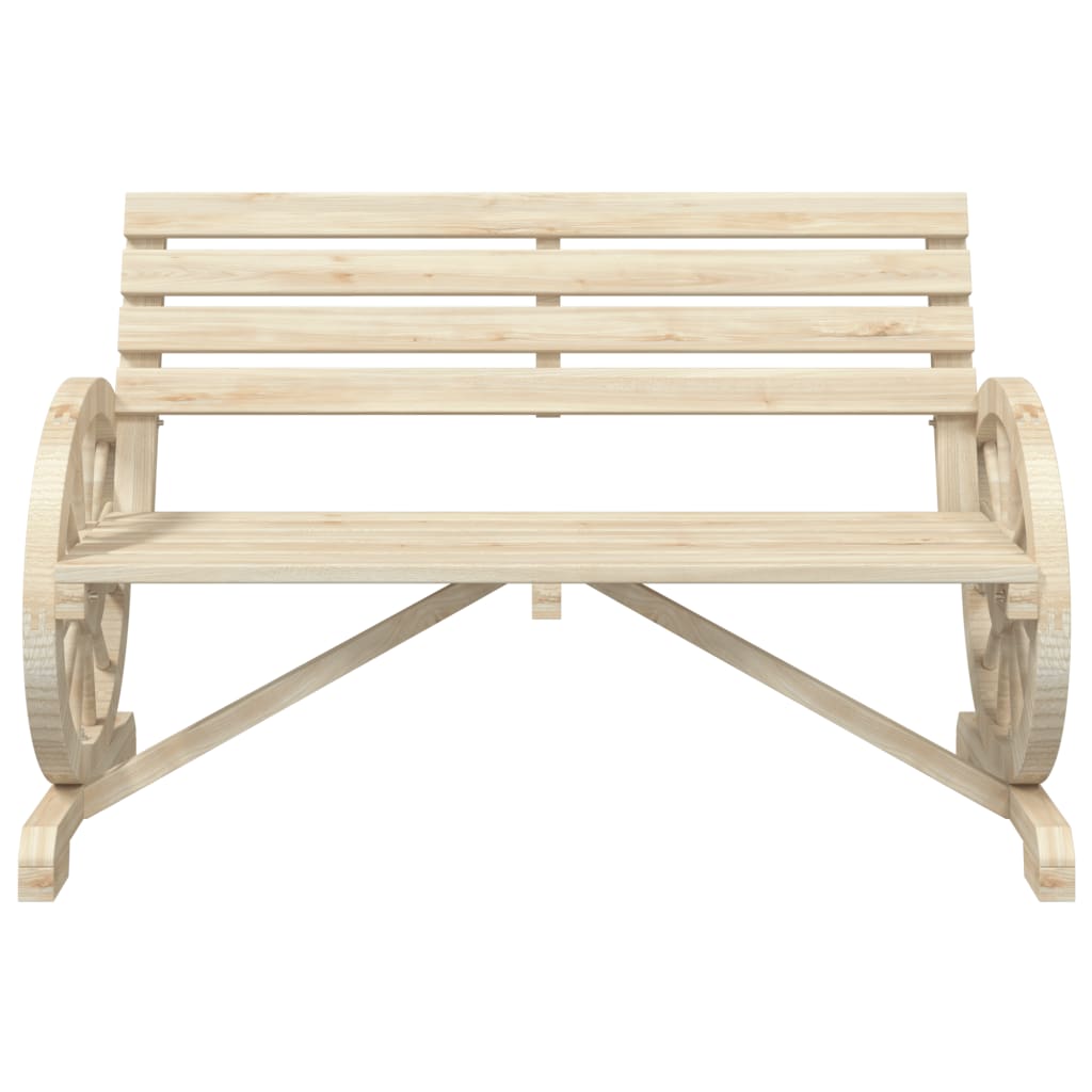 Garden Bench | Natural Wood | Solid Fir Wood | Standard |  Durable
