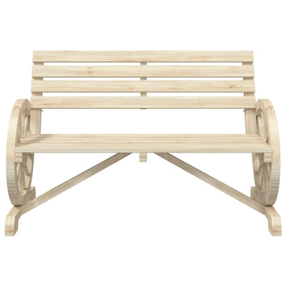 Garden Bench | Natural Wood | Solid Fir Wood | Standard |  Durable