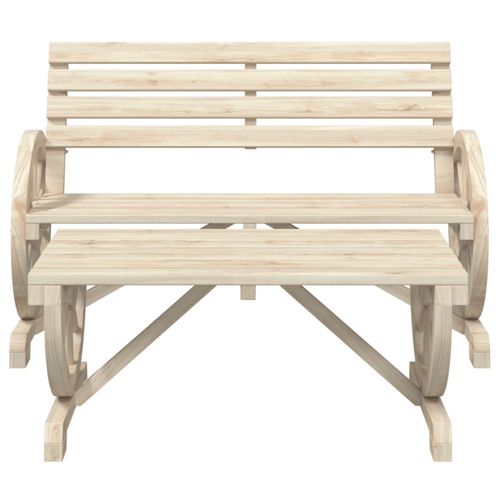 Garden Lounge Set | natural wood | Solid fir wood | Medium | Durable