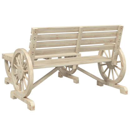 Garden Lounge Set | natural wood | Solid fir wood | Medium | Durable