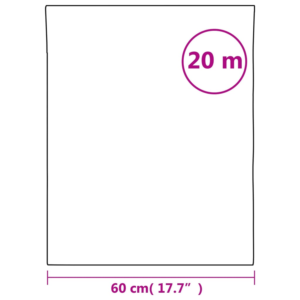 Window Film Frosted Grey 60x2000 cm PVC