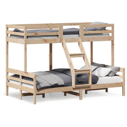 Bunk Bed without Mattress 80x200/120x200 cm Solid Wood