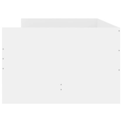 Bed Frame | White | Engineered wood | Single | Bed Frame | Rectangular