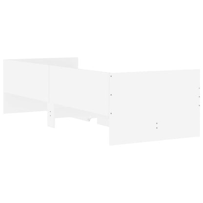 Bed Frame | White | Engineered wood | Single | Bed Frame | Rectangular