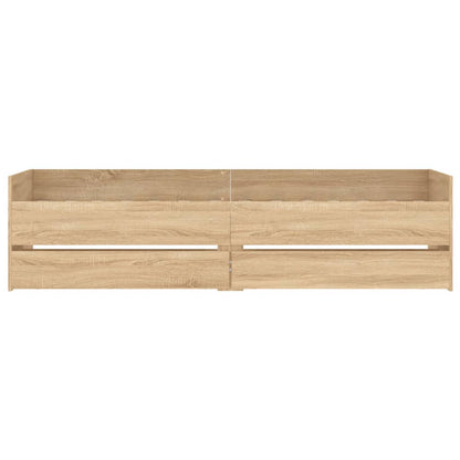 Bed Frame | Sonoma oak | Engineered wood | Single | Bed Frame