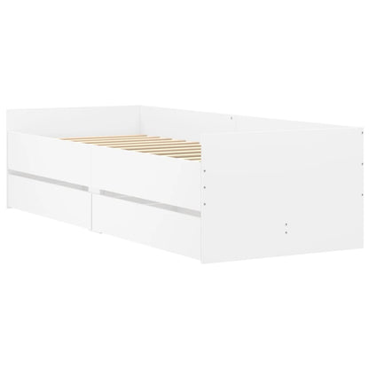 Bed Frame | White | Engineered wood, Plywood | Single | Bed Frame