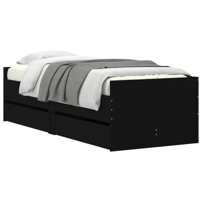 Bed Frame | Black | Engineered wood, Plywood | Single | Bed Frame