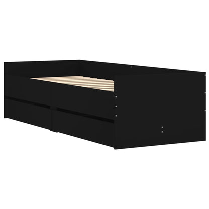 Bed Frame | Black | Engineered wood, Plywood | Single | Bed Frame