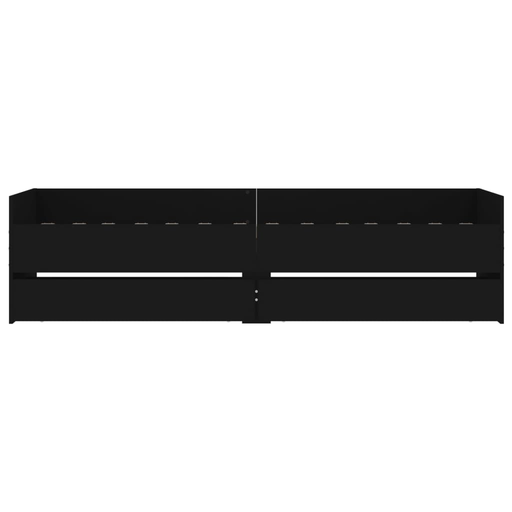 Bed Frame | Black | Engineered wood, Plywood | Single | Bed Frame