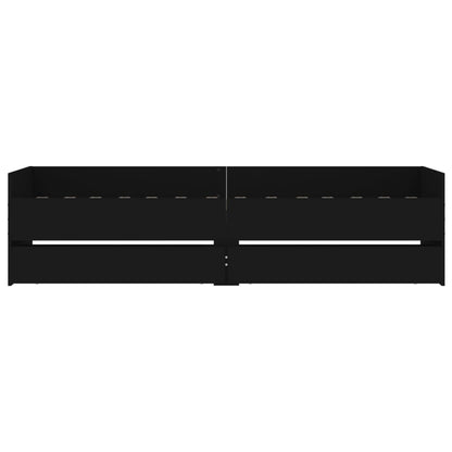 Bed Frame | Black | Engineered wood, Plywood | Single | Bed Frame
