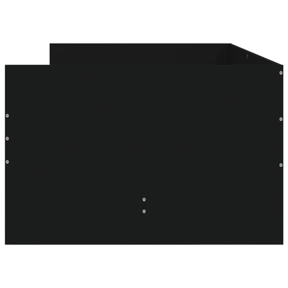 Bed Frame without Mattress Black 75x190 cm Small Single Small Single