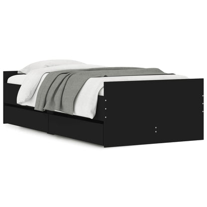 Bed Frame | Black | Engineered wood, Plywood | Single | Bed Frame
