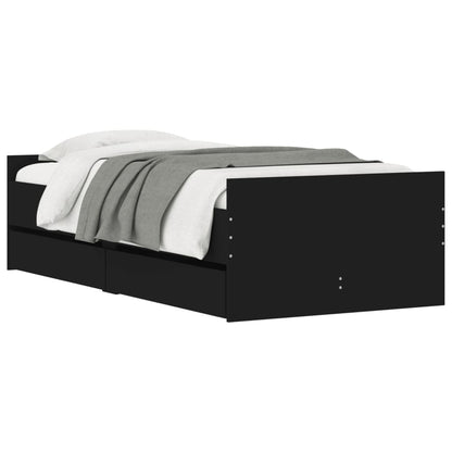 Bed Frame | Black | Engineered wood, Plywood | Single | Bed Frame