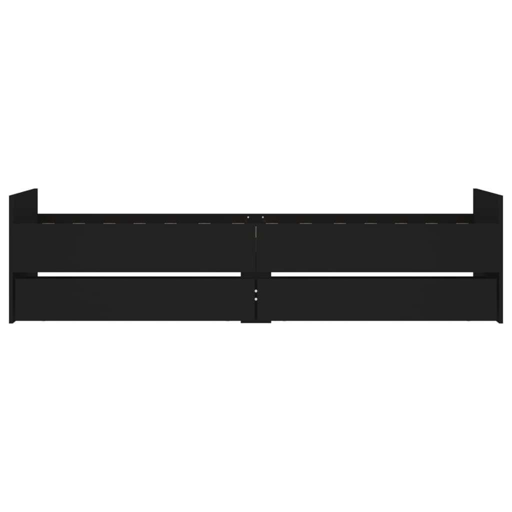 Bed Frame | Black | Engineered wood, Plywood | Single | Bed Frame