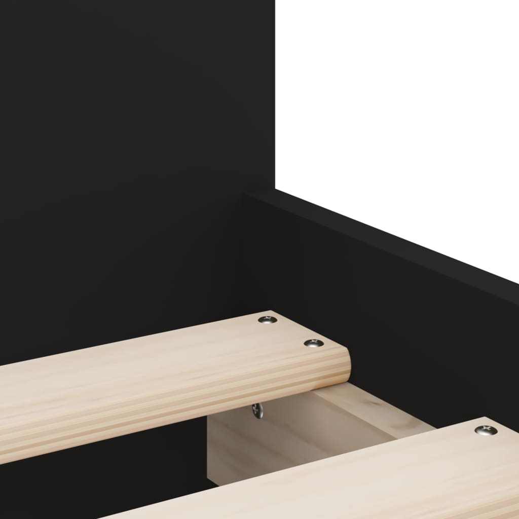 Bed Frame | Black | Engineered wood, Plywood | Single | Bed Frame