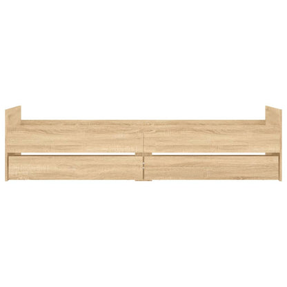 Bed Frame | Sonoma oak | Engineered wood | Single | Bed Frame