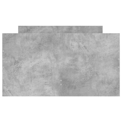Bed Frame | Concrete grey | Engineered Wood | 90x190 cm Single