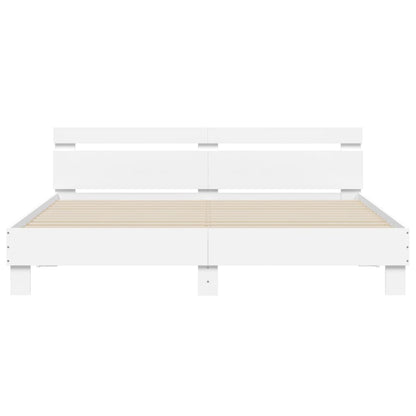 Bed Frame | White | Engineered Wood, Plywood | Super King | Modern