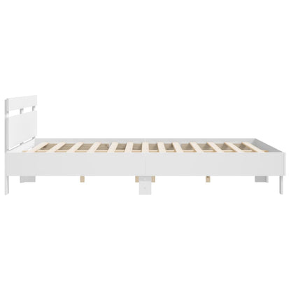 Bed Frame | White | Engineered Wood, Plywood | Super King | Modern