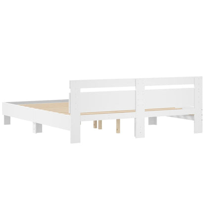 Bed Frame | White | Engineered Wood, Plywood | Super King | Modern