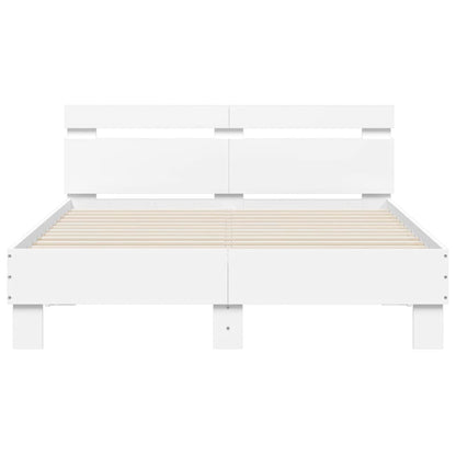 Bed Frame without Mattress White 120x190 cm