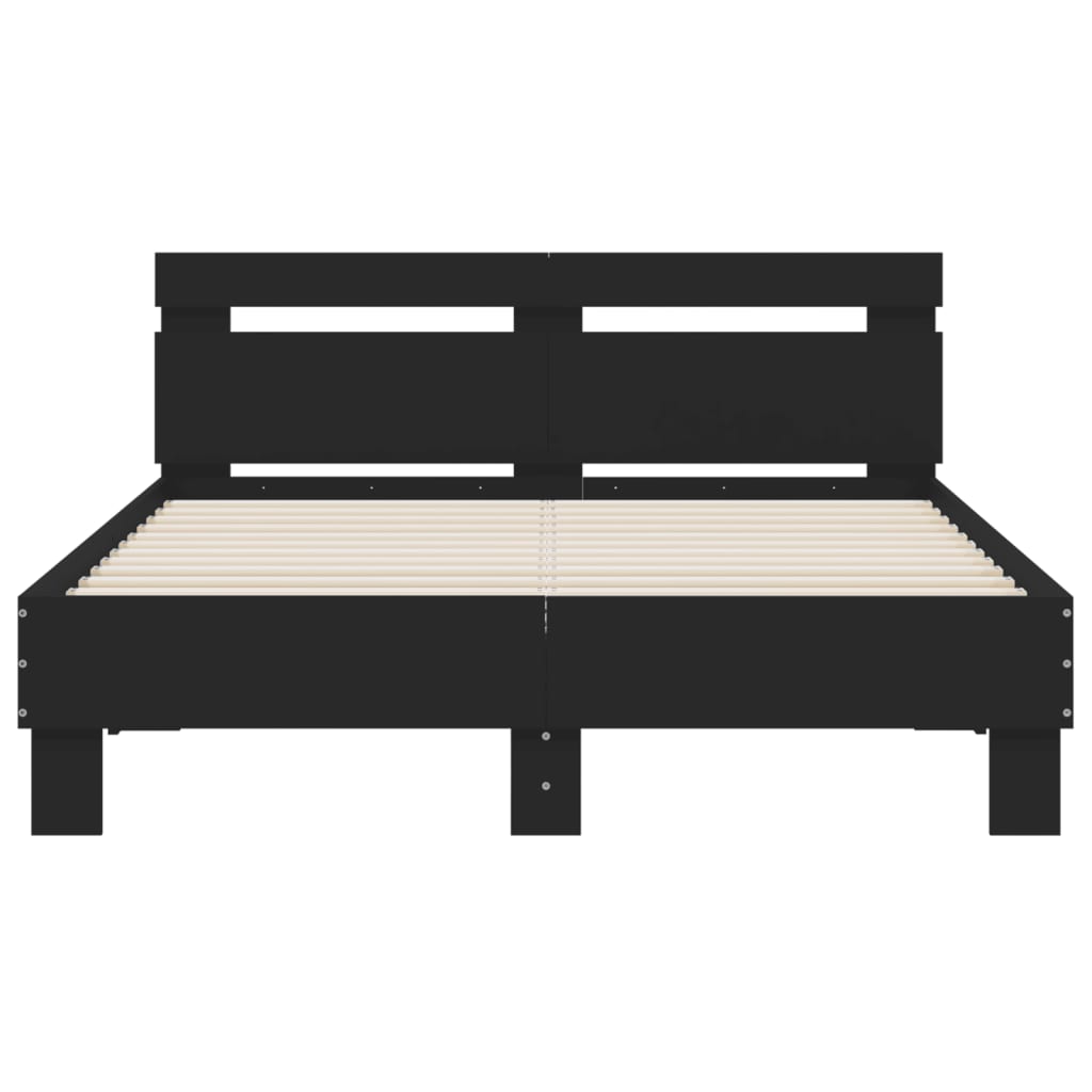 Bed Frame | Black | Engineered wood, Plywood | Small Double | Durable