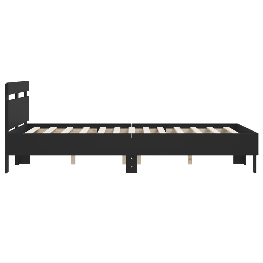 Bed Frame | Black | Engineered wood, Plywood | Small Double | Durable