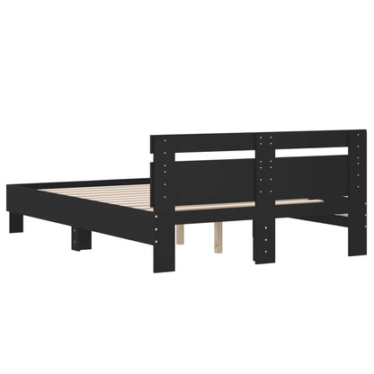 Bed Frame | Black | Engineered wood, Plywood | Small Double | Durable