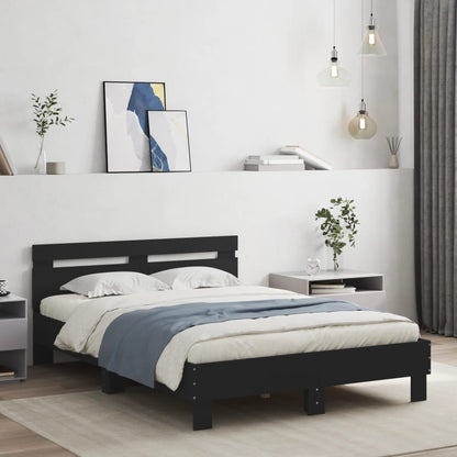 Bed Frame | Black | Engineered wood, Plywood | Small Double | Durable