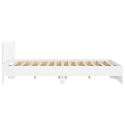 Bed Frame | White | Engineered wood, Plywood | Super King | Modern