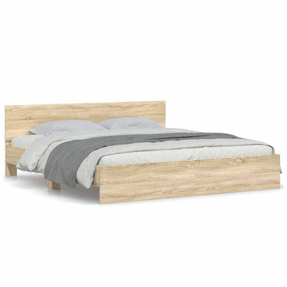 Bed Frame | Sonoma Oak | Engineered wood | Super King | Durable