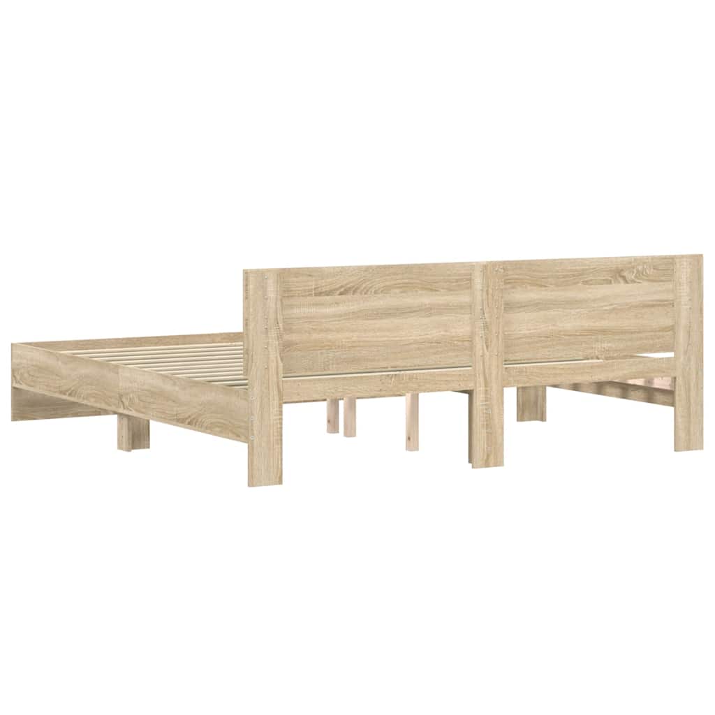 Bed Frame | Sonoma Oak | Engineered wood | Super King | Durable