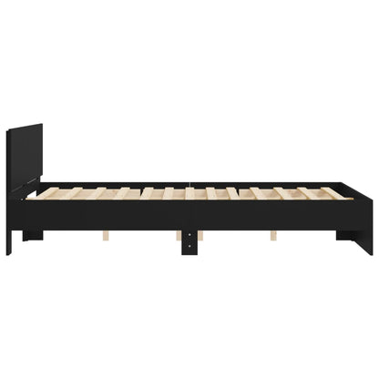 Bed Frame | Black | Engineered wood, Plywood | Double | Bed Frame
