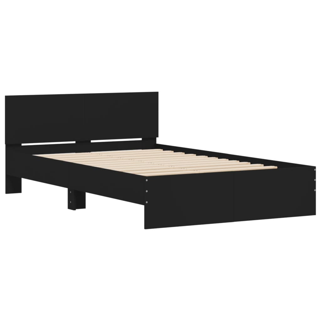 Bed Frame | Black | Engineered wood, Plywood | Small Double | Durable