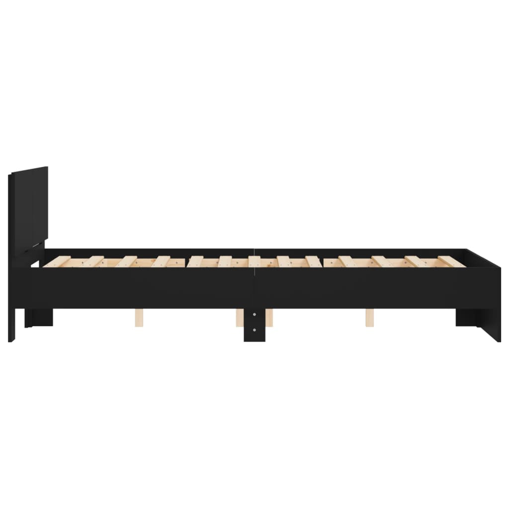Bed Frame | Black | Engineered wood, Plywood | Small Double | Durable