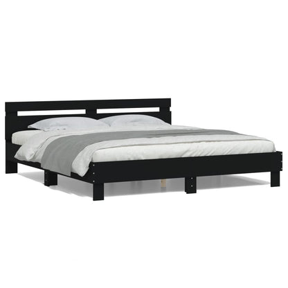 Bed Frame | Black | Engineered wood, Plywood | Super King | Bed Frame